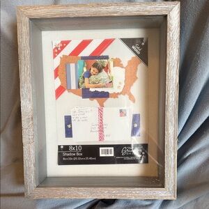 Green Tree Gallery 8x10 Shadow Box - distressed gray